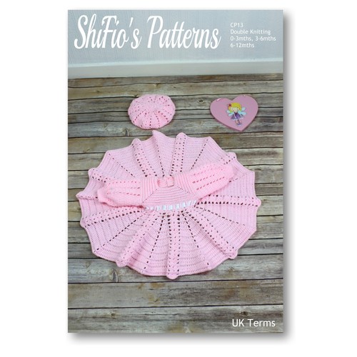 Crochet pattern for - baby, dress