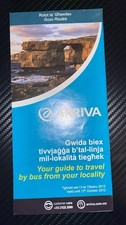 Arriva bus Gozo Malta Map June 2012