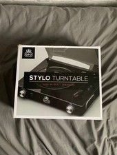 GPO Stylo Turntable Red Black