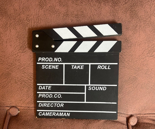 Movie director clapperboard - director,