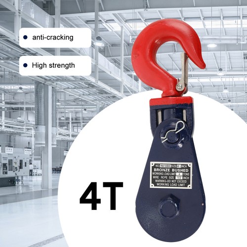 Ton snatch block with hook - snatch,