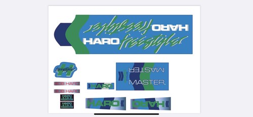 Haro freestyler master decal - freestyler,