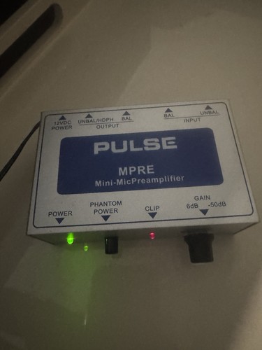 Pulse microphone pre - pulse,