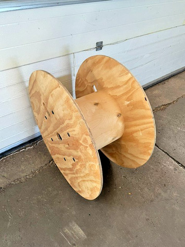 Wooden cable reel drum - /,