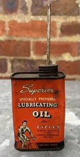 Antique Advertising Oil Can - Superior Bike Oil