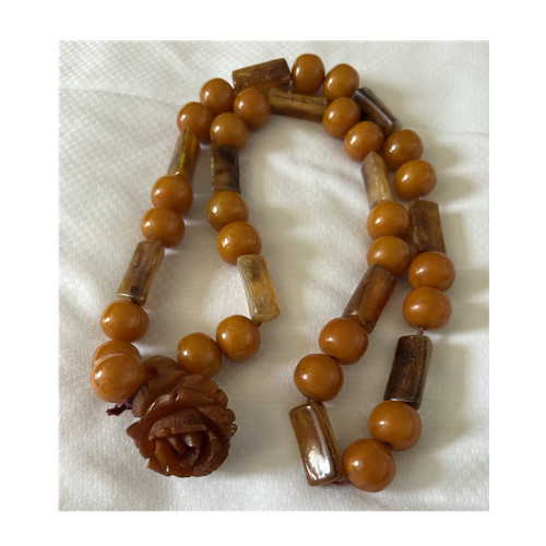 Vintage beaded bakelite - beaded, not