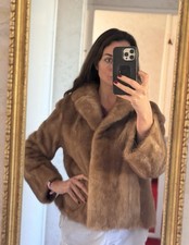 Pastel Mink Fur Coat Size 10