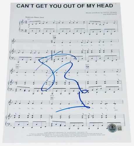 Kylie minogue signed autograph - kylie,