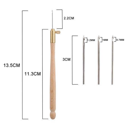 Tambour hook with needles - tambour,