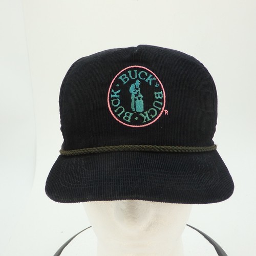Mens black corduroy buck - black,
