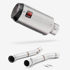 Lextek CP1 Carbon Tip Exhaust 150mm with Link Pipe for KTM 690 Duke (12-15)