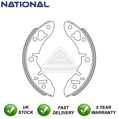 Brake shoes set rear national - set,