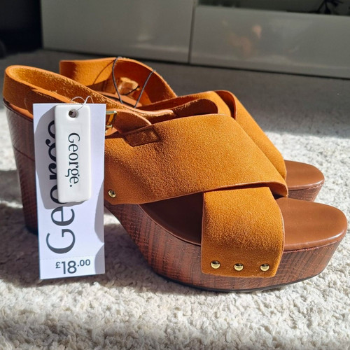 George asda tan suede - george,