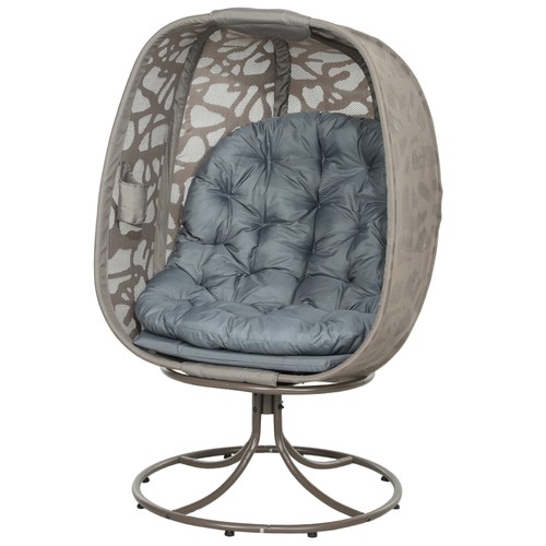 Outsunny foldable egg chair - egg,
