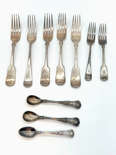 Antique silver plated - antique, cutlery
