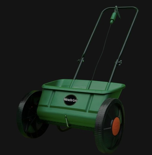 Miracle gro drop - gro, spreader