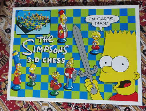 The simpsons chess set - simpsons,