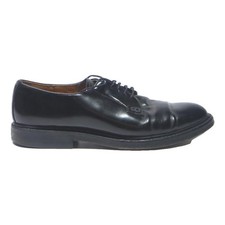 LLOYD Mens Black Leather Derby