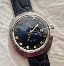 Superb Vintage Rare Titus Matic 1970s Automatic swiss Watch! Excellent Condition
