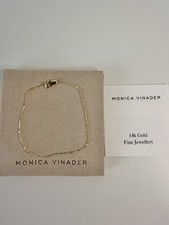 BNWT Monica Vinader 14kt Solid