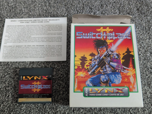 Atari lynx switchblade game - atari,