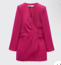 New  Zara Draped Short Jacket