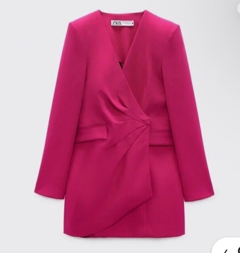 New zara draped short jacket - new,