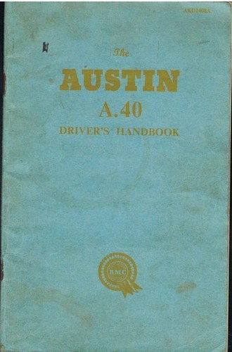 The austin a40 driver - the,