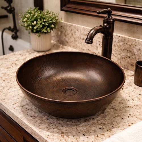 16in round handmade hand - round,