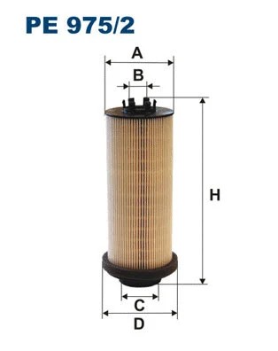 Fuel filter fits - daf, xf