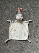 Primark Disney Bambi Thumper Rabbit Bunny Beige Grey Baby Comforter Blanket