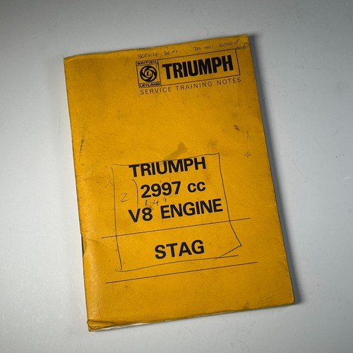 Triumph stag 2997cc engine - triumph, v8