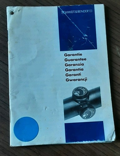 Schmidt bender scope - bender,
