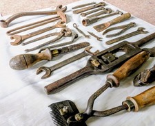Lot Of Vintage Tools, Unusual Items, Spanners, Clippers, And Much More