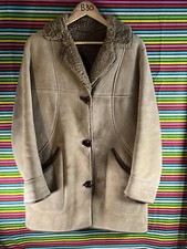 Vintage Nursey Women's Luxury Comfort Sheepskin Jacket Coat UK Size M Original