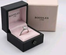 Boodles Platinum & Diamond Ring Size UK K 1/2, US 5 1/2, Inside 16mm 1 Carat 
