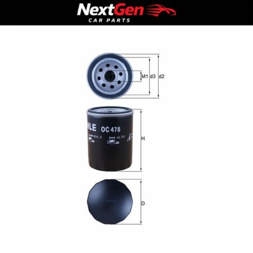 Mahle oil filter 478 - filter,