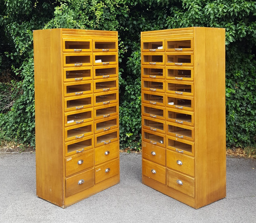 Matching pair oak drawer - matching,