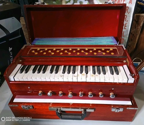 Vintage harmonium pump - pump, organ.