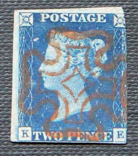 1840 two penny blue - 2d,
