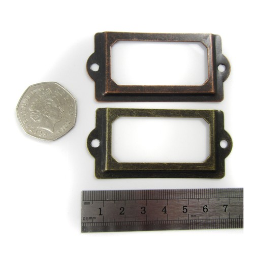 Antique brass copper - copper, label