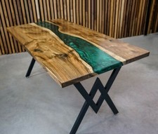 60" x 32" Epoxy Resin Dining