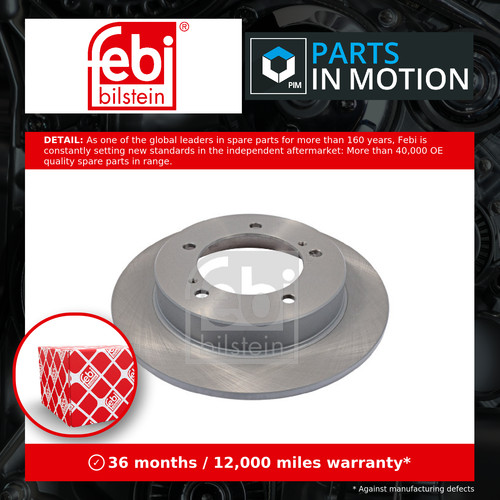 Brake discs pair solid - solid, fits