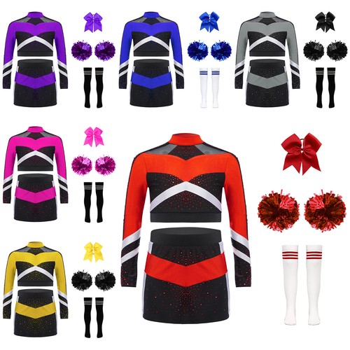 Girls cheerleading uniform - cheerleading,