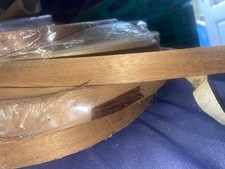 Teak real wood iron on edging veneer 20mm 50 meters long