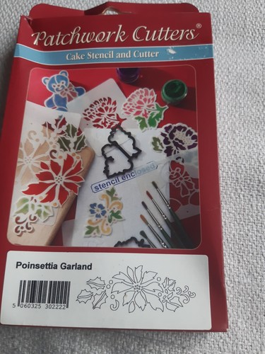 Patchwork cutters poinsettia - cutters,