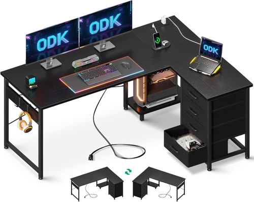 Corner desk with - corner,