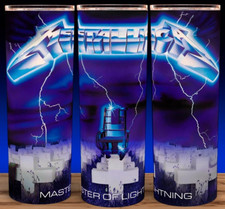 Metallica Master of Lightning Heavy Metal Cup Mug Tumbler