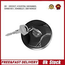 Fuel Petrol Diesel Filler Locking Tank Cap & 2Keys For Fiat 500/500C 2007-2016