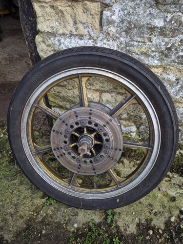 Kawasaki gt550 front wheel - kawasaki,